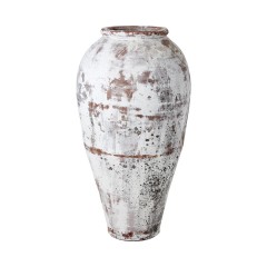 VINTAGE CLAY POT WHITE 75 